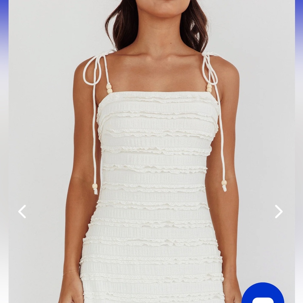Selfie Leslie White  Maxi Dress